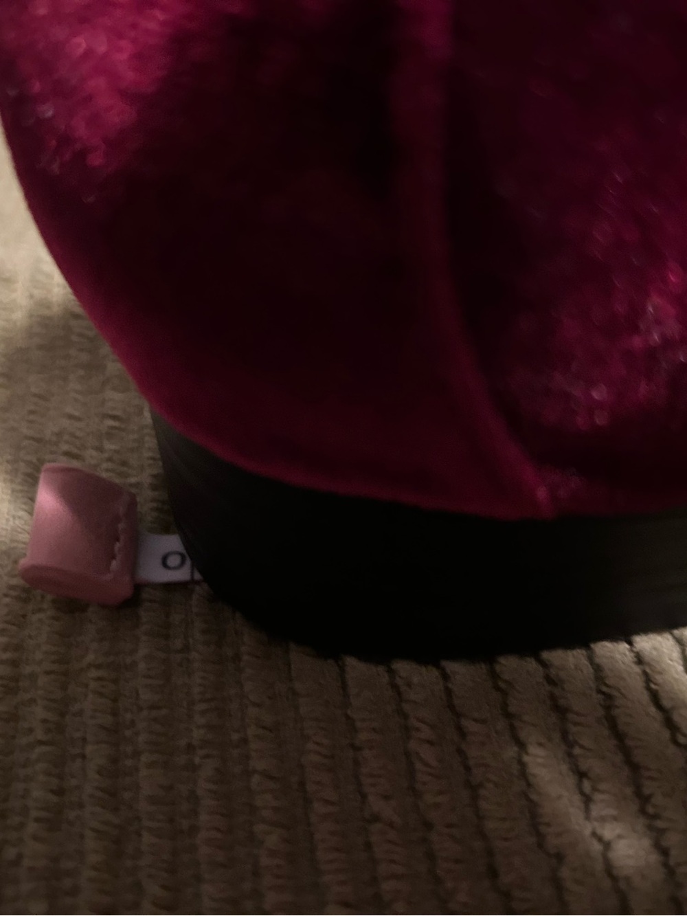 Bandolino Burgundy Velvet Bow Loafers - Picture 8 of 8